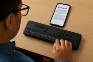 La revolución silenciosa de la lectura en braille digital