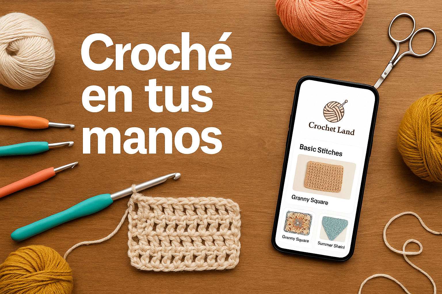 Crochê en tus manos