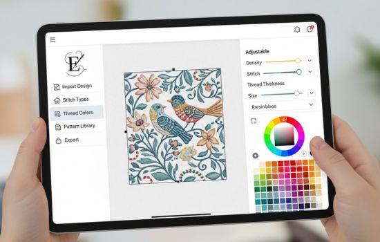 Aplicación Innovadora para Aprender Bordado Fácilmente